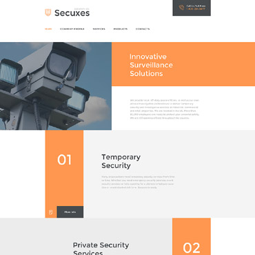 Securico Security Responsive Website Templates 58133