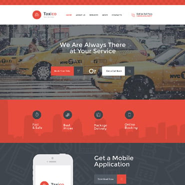 Services Company Responsive Website Templates 58153