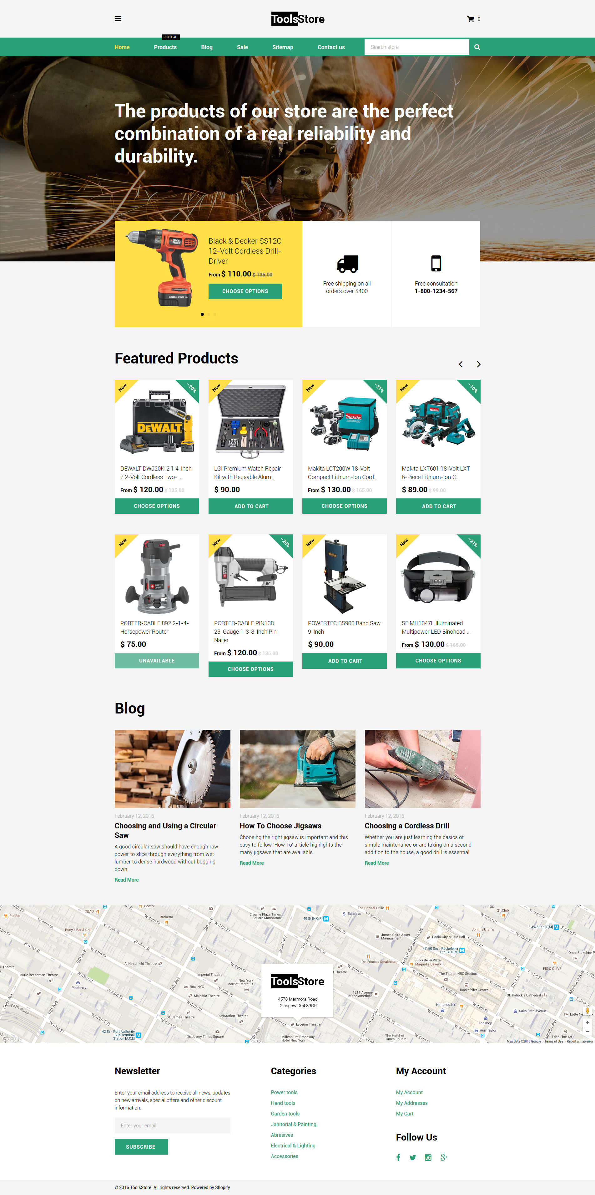 ToolsStore Shopify Theme