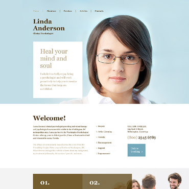 Anderson Psychologist Muse Templates 58171