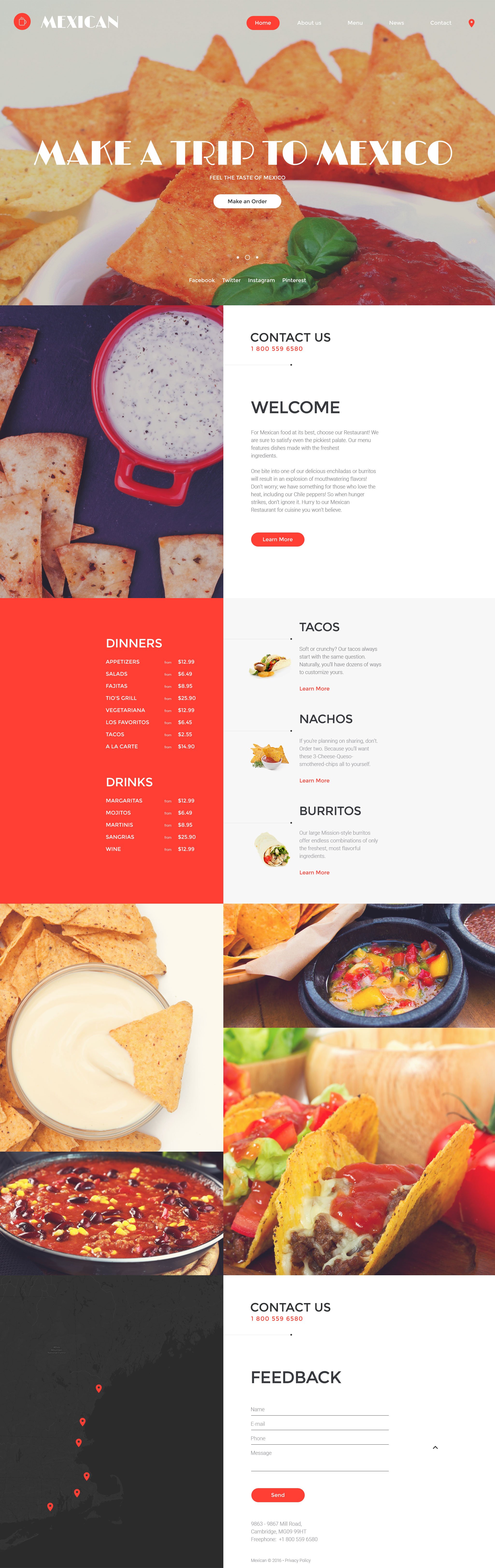 Mexican Website Template