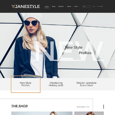 Fashion Style Responsive Website Templates 58238