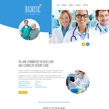 Healthcare Consulting Responsive Website Templates 58241