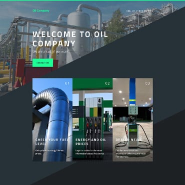 Production Oiltrade Landing Page Templates 58245