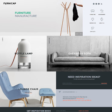 Furniture Profile Responsive Website Templates 58260