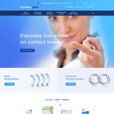 Linses Medical OpenCart Templates 58294