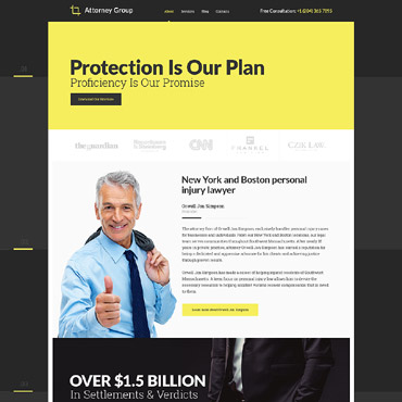 Group Lawyers Responsive Website Templates 58315