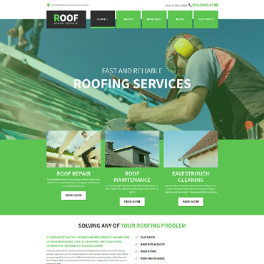 Roof Repair WordPress Themes 58408
