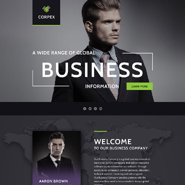 Business Consultant Landing Page Templates 58438