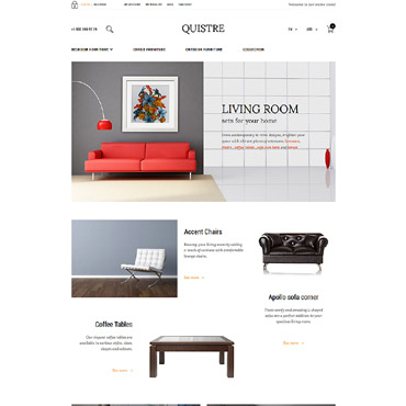 Furniture Profile Magento Themes 58511