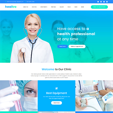 Medical Dashboard WordPress Themes 58677
