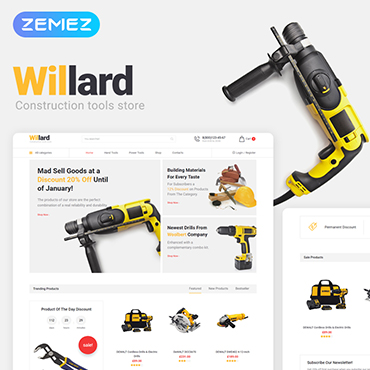 Tools Store WooCommerce Themes 58679