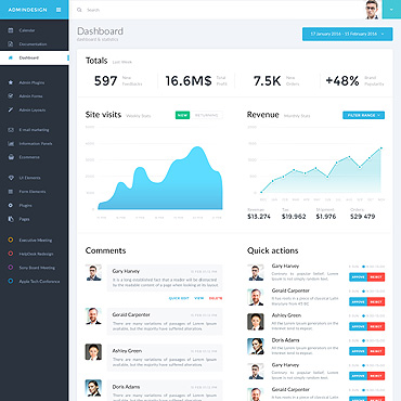 Backend Responsive Admin Templates 58708