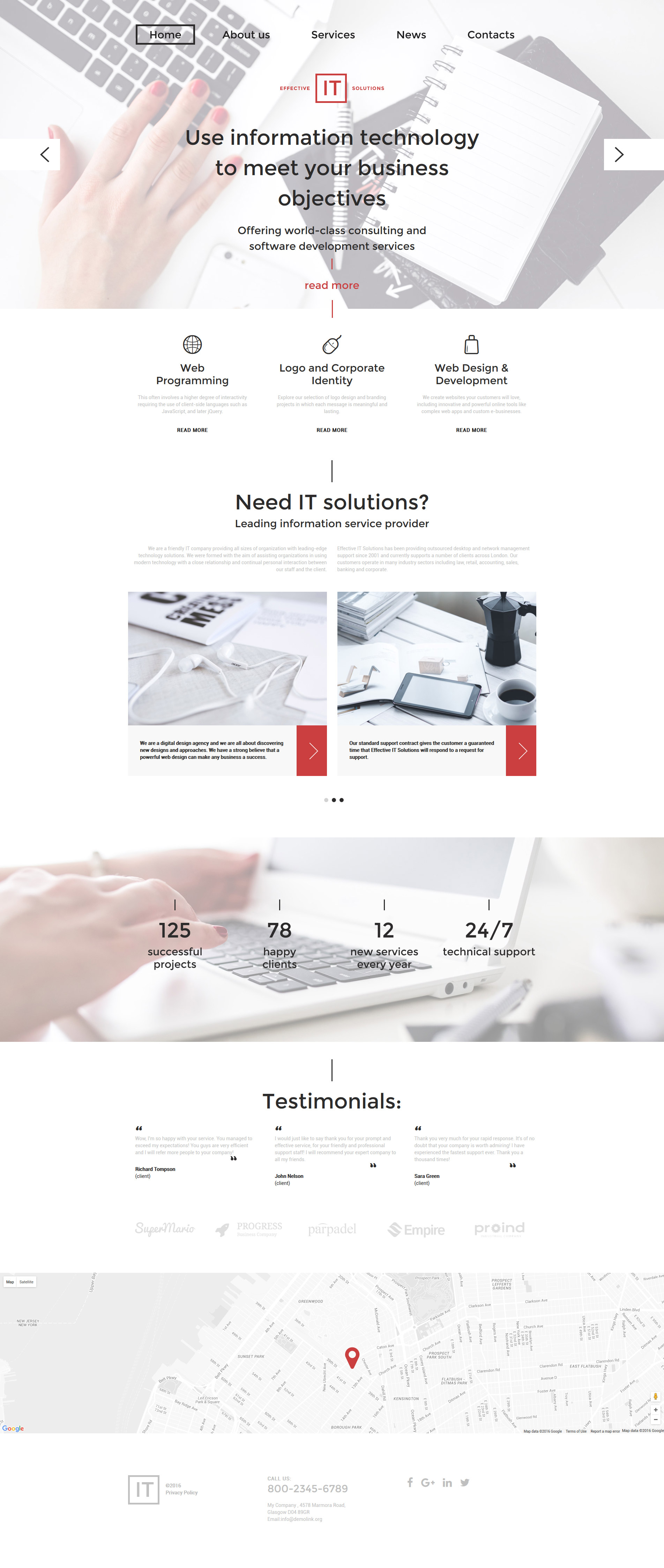 Effective IT Solutions Website Template