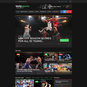 Sports Sport Responsive Website Templates 58737