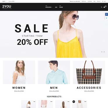 Clothes Wear Magento Themes 58777