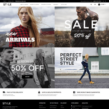 Clothes Wear Magento Themes 58831