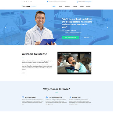 Doctor Health Responsive Website Templates 58880