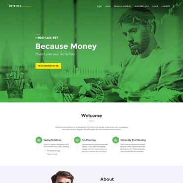 Advisor  Responsive Website Templates 58881