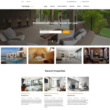 House Realestate Responsive Website Templates 58887