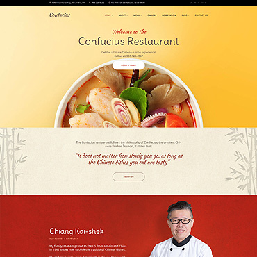 Asian Food WordPress Themes 58926