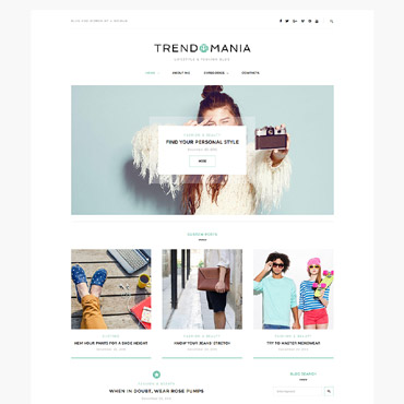 Mania Fashion WordPress Themes 58957