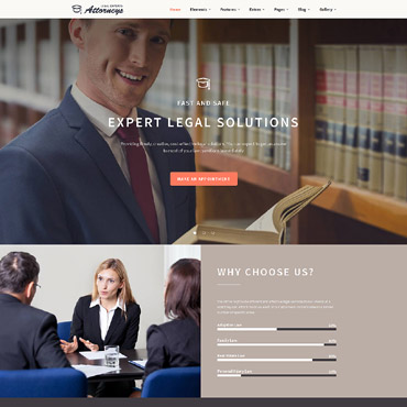 Group Lawyers Responsive Website Templates 58966