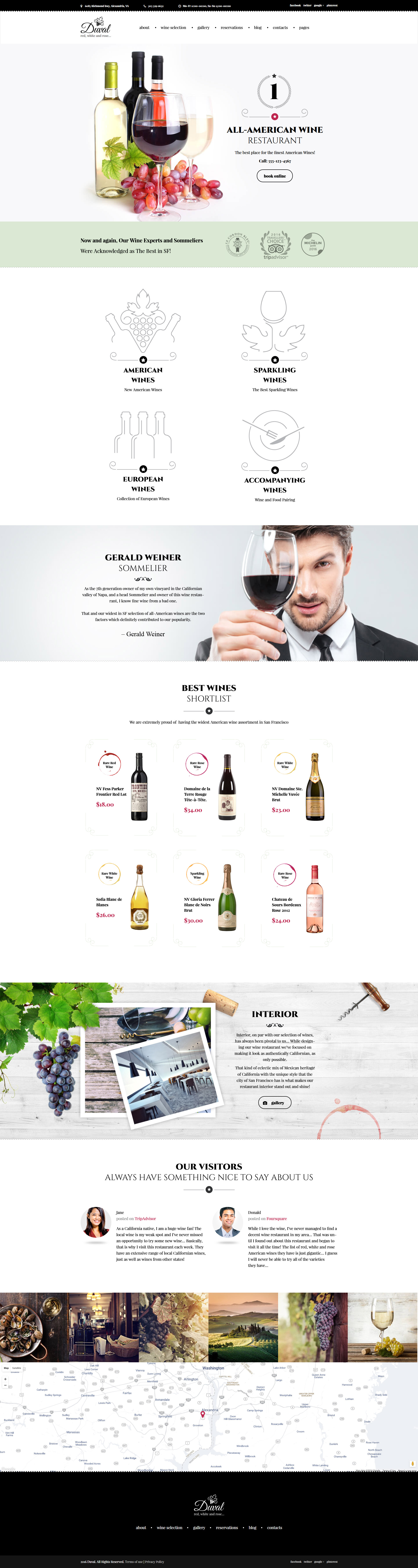 Duval - Vineyard, Winery WordPress Theme