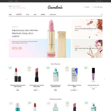Organic Cosmetics Shopify Themes 59087