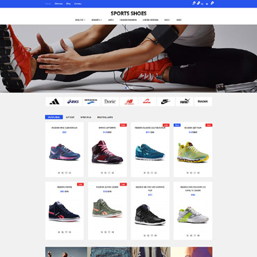Shoes Store OpenCart Templates 59089