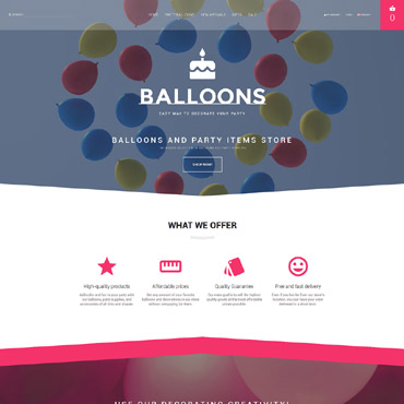 Get Balloon OpenCart Templates 59093