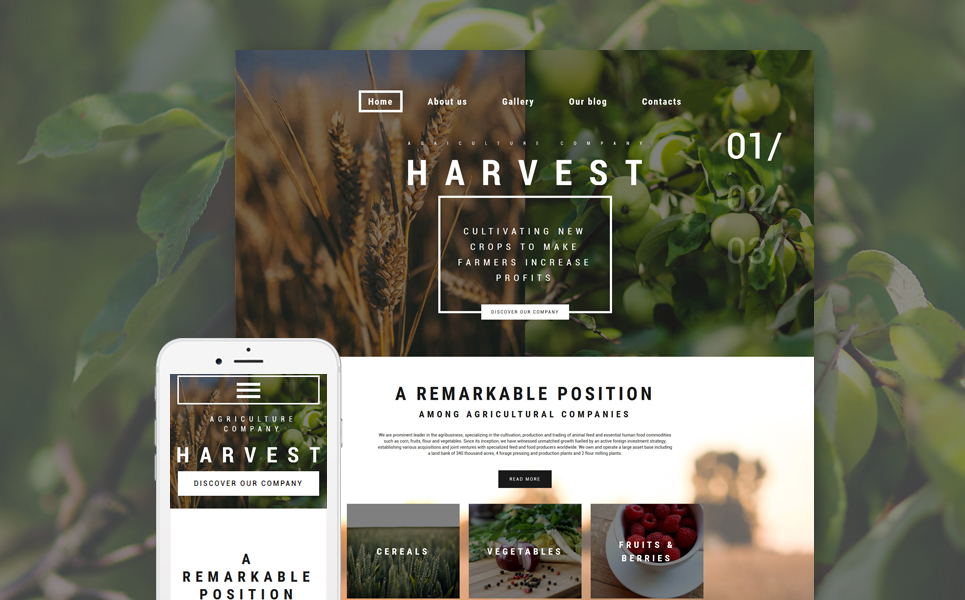  Agriculture WP Theme 