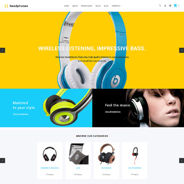 Music Store OpenCart Templates 59129