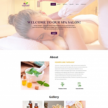Massage Massage_salon Moto CMS 3 Templates 59140