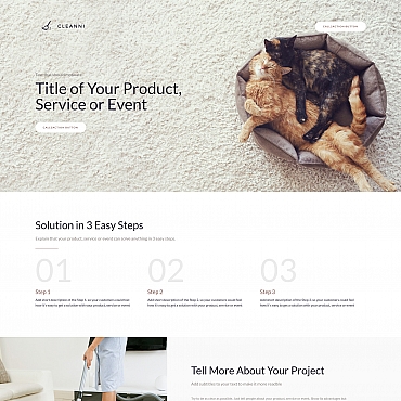 Company Services Landing Page Templates 59197