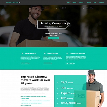 Movers Transport Moto CMS 3 Templates 59269