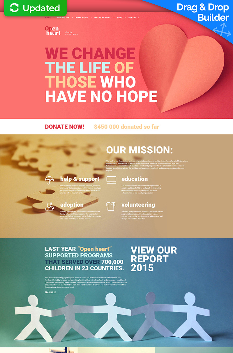 Child Charity Moto CMS 3 Template