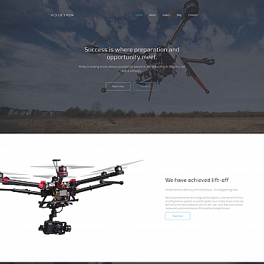 Drones Quadrocopter Moto CMS 3 Templates 59456