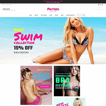 Suits Swimming MotoCMS Ecommerce Templates 59525