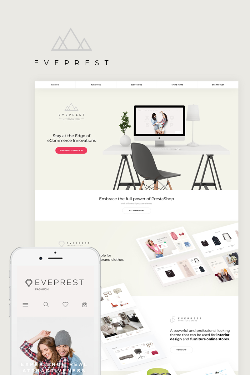  PrestaShop Multipurpose Responsive Theme 