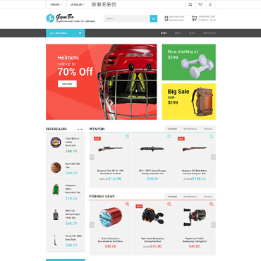 Store Athletic OpenCart Templates 60024
