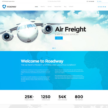 Freight Airlines WordPress Themes 60054