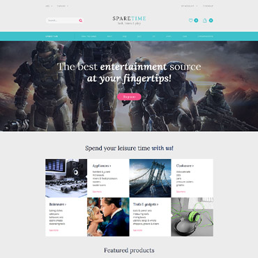 Time Games OpenCart Templates 60102