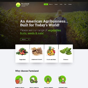 Agriculture Company WordPress Themes 60117
