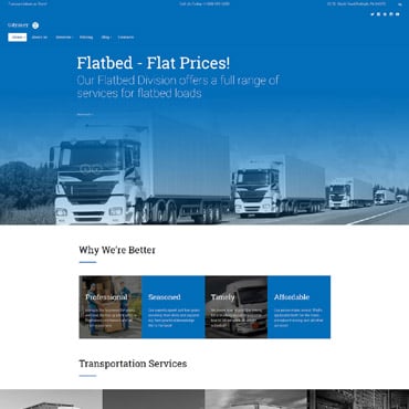 Transportation Company WordPress Themes 60124