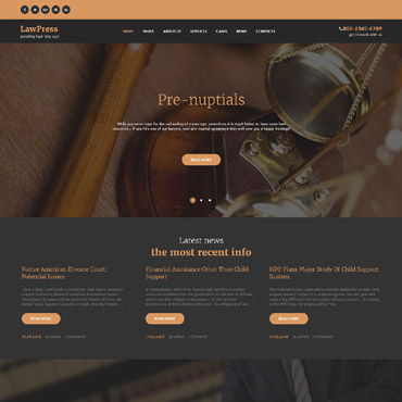 Lawyers Bureau WordPress Themes 60126