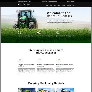 Farming Equipment Joomla Templates 61204