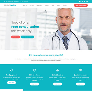 Client Clinic WordPress Themes 61240