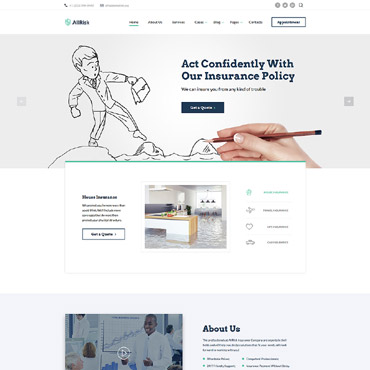 Personal Consulting Responsive Website Templates 61345