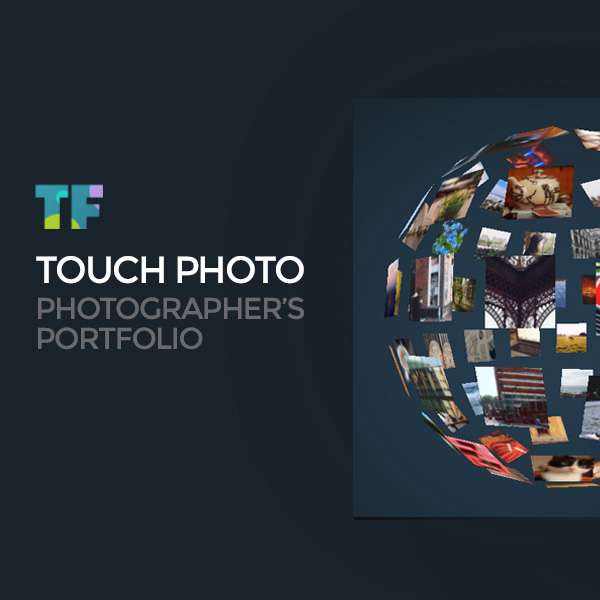 Touch Photo Website Template